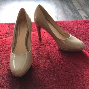 Cole Haan Nude Patent Leather Pump